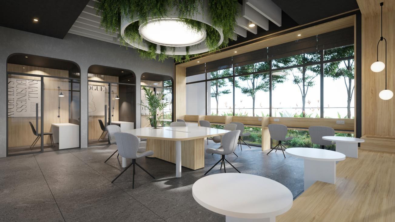 Reading room and virtual office